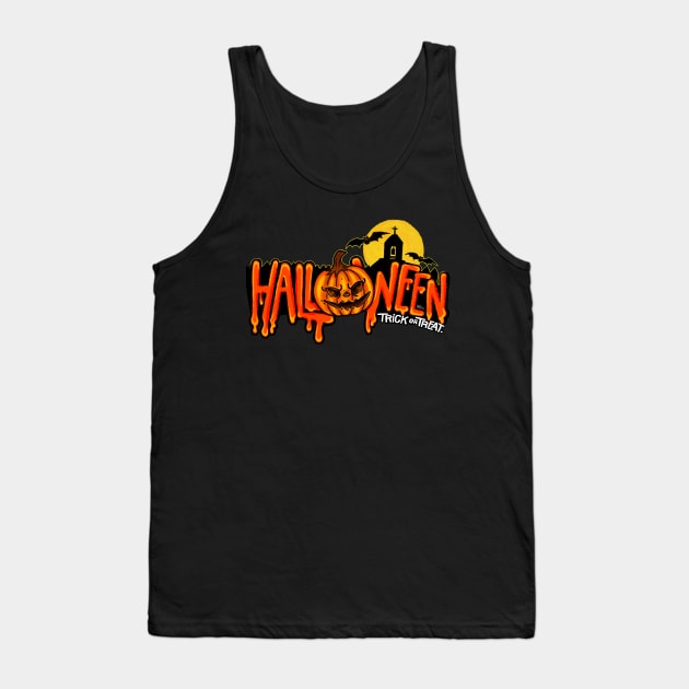 Halloween Trick or treats Tank Top by pagsa